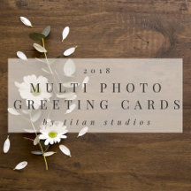 Multiple Photo Christmas Greeting Cards
