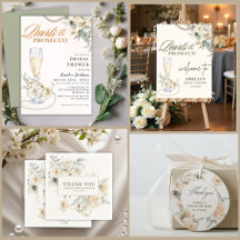 PEARLS AND PROSECCO FLORAL BRIDAL SHOWER