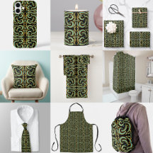 Circular, Linear And Tapered Shapes Abstract Art