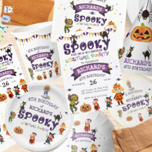 Spooky Halloween Costume Kids Birthday Party