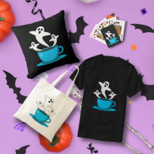 A Cup of Ghost Smoking Coffee Halloween Collection