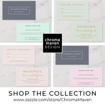 SALON   Appointment Cards