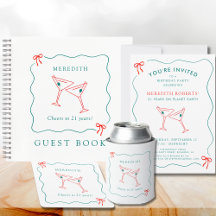 Martini Cheers to 21 Years Birthday Collection