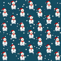 Christmas Snowman wrapping paper