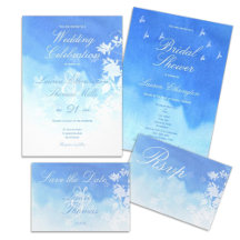 Minimalist Blue ~Watercolour Wedding Collection