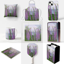 Pretty Lupine Flowers By The Lake