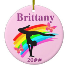 Personalized Gymnastics Ornaments