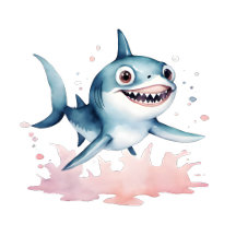 Cute Playful Baby Shark