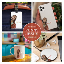 Put It Back Funny Jesus On White background