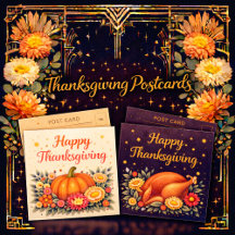 Thanksgiving Postcards Collection