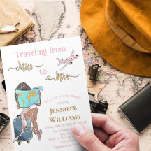 Traveling From Miss To Mrs Bridal Shower Journey