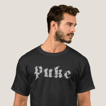 Puke Gothic Vintage Distressed