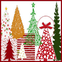 Rainbow Colours Christmas Tree