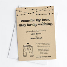 Funny Beer Wedding