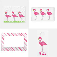 Tropical Flamingo Bed and Bath Collection