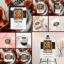 Modern Gingerbread in Pan Baby Shower 