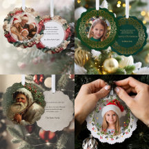 Christmas Ornament Photo Cards