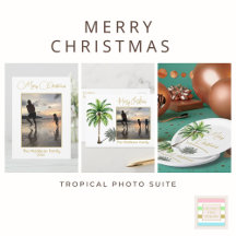 Christmas Tropical Holiday Photo Custom Products