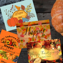 Thanksgiving Postcards