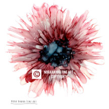 Burgundy and Navy Dahlia