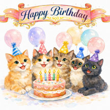 Birthday Invitations & Cards – Ages 3 to 7
