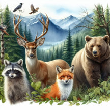 Woodland Wildlife Gifts & Rustic Decor 