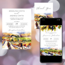 Napa Valley vineyard themed wedding