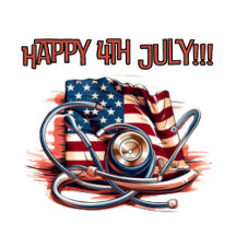 Happy 4th July!!! Stethoscop, medicine