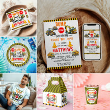 Construction Dump Truck 1st Birthday Collection!