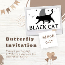 Butterfly Birthday Invitation
