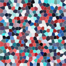 Rainbow Glitter Mosaic No. 02