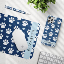 White Paws, Blue Hearts - Home Decor Collection