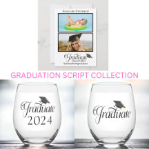 Graduate Script Graduation Cap