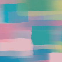 Pink and Teal Pastel Watercolor