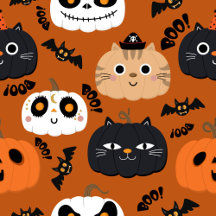 Orange Halloween Birthday Party 