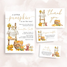 Little Pumpkin Rustic Baby Shower   BS49