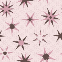 Pretty Pink Geo Stars