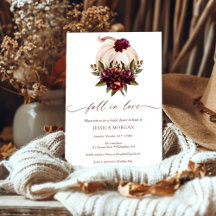 Fall in Love – Burgundy Pumpkin Bridal