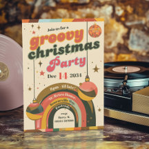 Groovy Christmas Party Retro 70's Collection