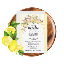 Little Sweetie Lemon Yellow Baby Shower