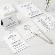 Small Fancy Party Stationery Collection