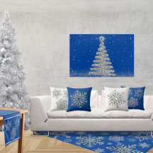 Winter Holiday Collection - Blue, White and Silver