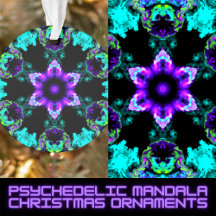 Mandala Christmas Ornaments