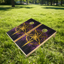Occult and Gothic Cornhole Boards and Bags