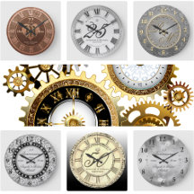 Custom Anniversary Clocks