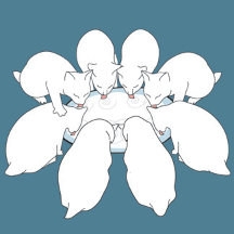 Eight Manx a-Milking