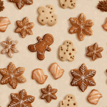 Personalized Cute Pastel Gingerbread Cookie