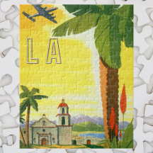 Puzzles with Vintage Travel Poster Images