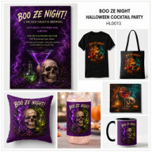 Boo ze Night   Halloween Cocktail Party