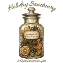 Holiday Sanctuary And Quite Winter Thoughts Jar
